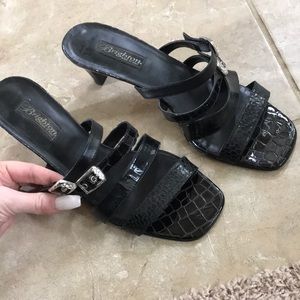 Brighton sandal with heel